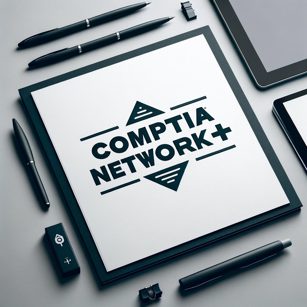 illustrated image of the CompTIA Network+ qualification