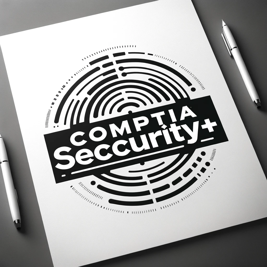 illustrated image of the CompTIA Security+ qualification 