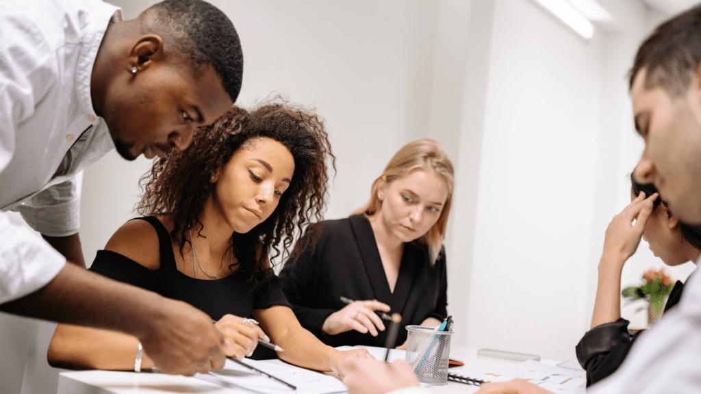 Infographic showing the 4 soft skills needed to land a project management job