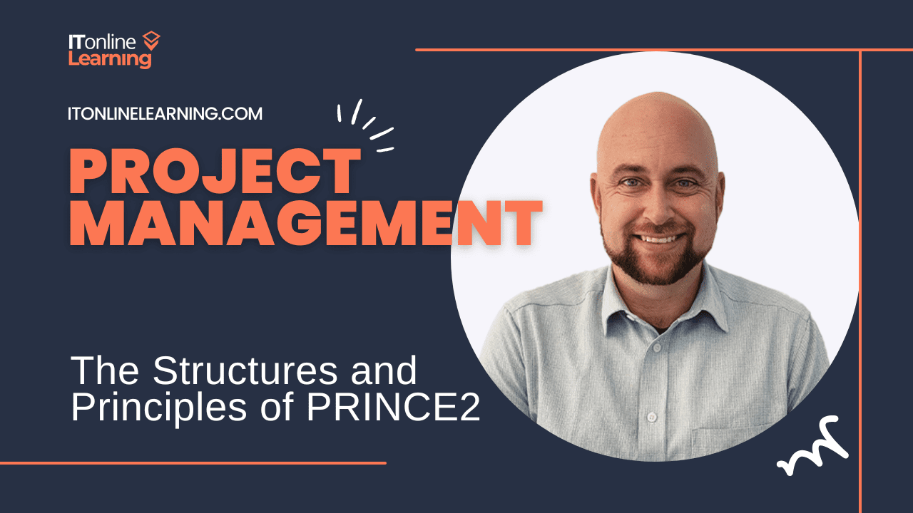 The structures and principles of PRINCE2 webinar thumbnail.